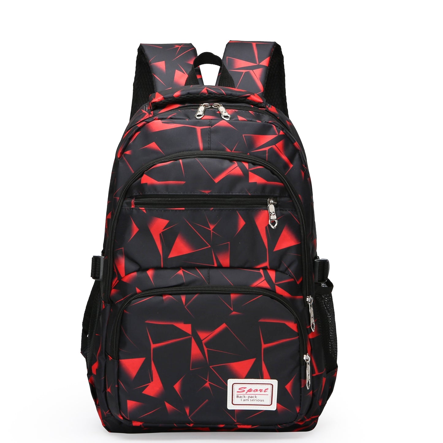 Colorblock Backpack, Casual Design Schoolbag For Travel And School Use, Large Capacity Bag