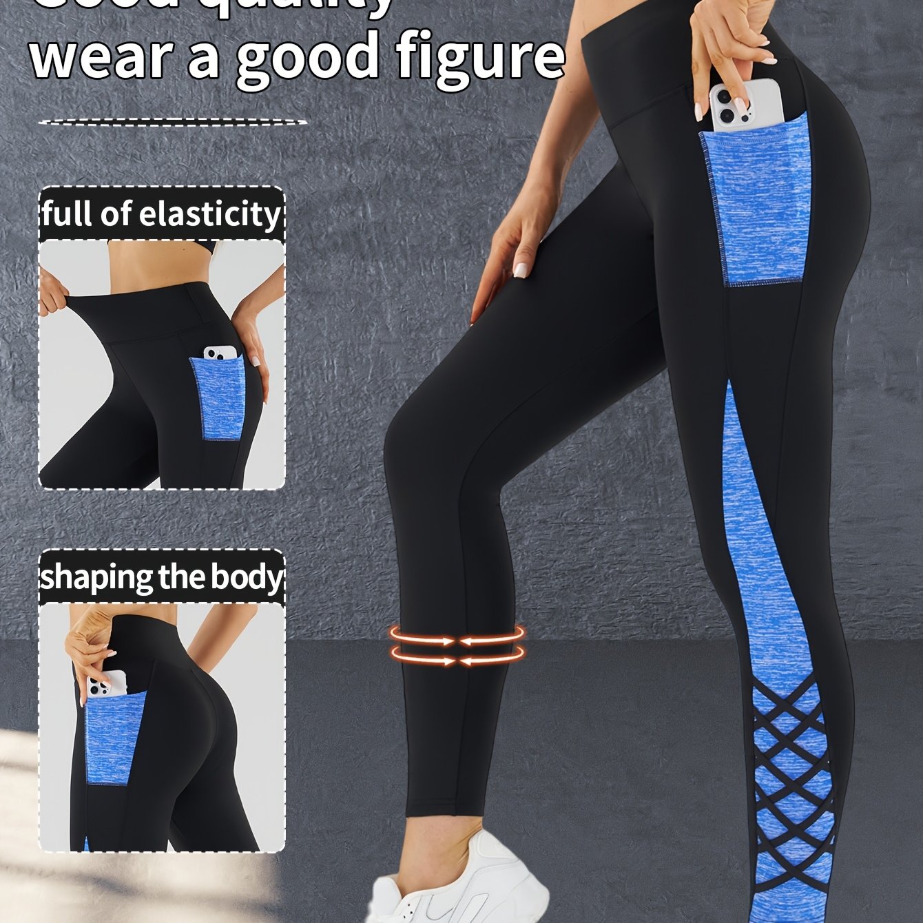 Women's Yoga Pants, Outdoor Fitness Trousers, Butt-lifting and Abdominal Tightening Pants, Breathable and Comfortable Casual Pants