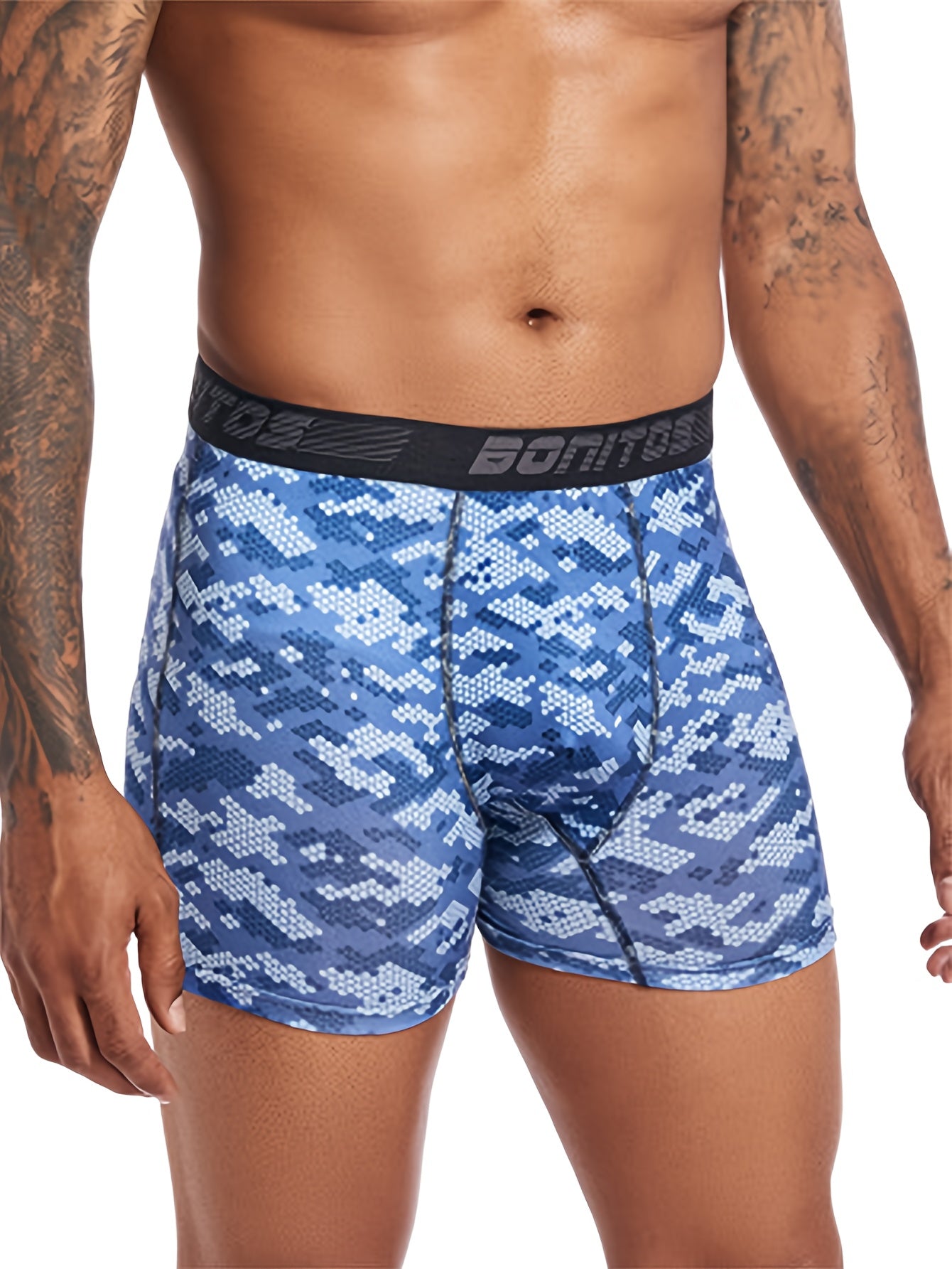 Conjunto de 5 cuecas boxer novas para homem, marca de roupa interior masculina sexy e de alta qualidade, cuecas slip para homem, presente de roupa interior masculina.