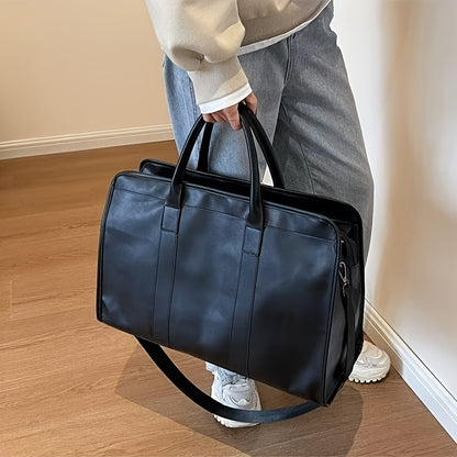 Women'S Large Capacity Crossbody Bag - Convertible Shoulder Purse with Adjustable Strap, Zipper Closure, Spacious Interior for Work, School, Travel, Everyday Use - Synthetic Handbag in /, Minimalist Women'S Designer Bag for P