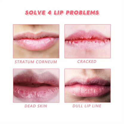 Peach Lip Scrub Exfoliating Fade Lip Lines Removing Dead Skin Moisturizing Care Makeup Dark Lip Corrector
