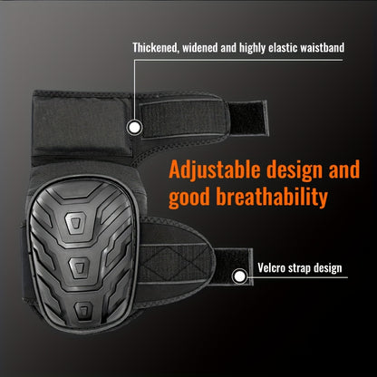 2pcs Heavy-Duty Knee Pads with Non-Slip Surface - Adjustable Strap for Construction, Gardening, Painting - All-Day Comfort & Impact Protection - Ideal for Professionals & DIY Projects - Gzzhi, Knee Pads for Work, Durable PVC