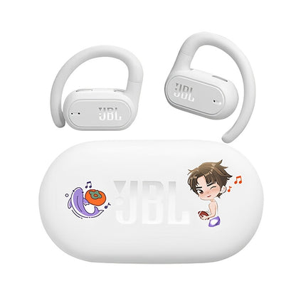 2024 New JBL Soundgear sense Open Wireless Earphones Bone Conduction Sports Running Headphones, Wireless Earbuds, HIFI Sound Quality, HD Calling, 1200mAh Rechargeable Battery, Wireless Connectivity