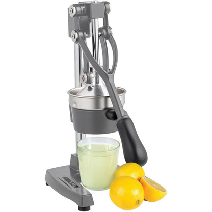 Bonnlo Heavy-Duty Manual Juicer with Removable Top Filter - Heavy-Duty 316 Stainless Steel Citrus, Apple, Orange, Lemon, Lime, Grapefruit Press - Non-Electric Mincer for Home & Commercial Use - Easy-Clean Design, Compact Juic