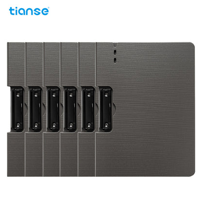 1/4/6pcsTIANSE Clipboard Folder, A4 Size File Folder Clipboards Single Clip, 100 Sheet Capacity, Waterproof Material, Portable File Storage For For Nurses Office School Home Meeting