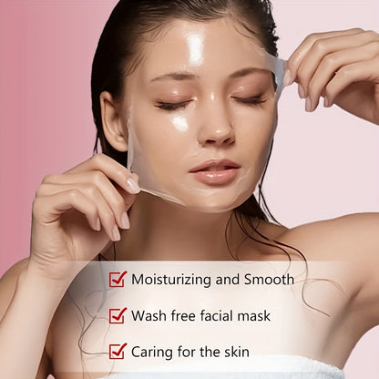 Collagen biotin day and night facial mask contains rich collagen essence, protects Light Beige, moisturizes and smoothes, injects source moisture, vitality and radiance into Light Beige