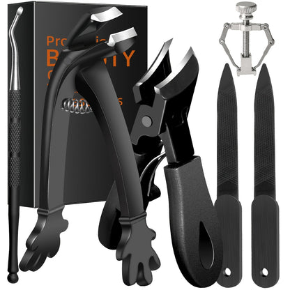 Kit com 6 Cortadores de Unhas Resistentes, Lâmina Curva Inclinada para Unhas Encravadas e Unhas das Mãos, com Mandíbula Larga, Cabo Longo, Lâmina Curva e Design à Prova de Salpicos, Cortadores de Unhas Angulados para Idosos, Homens e Mulheres