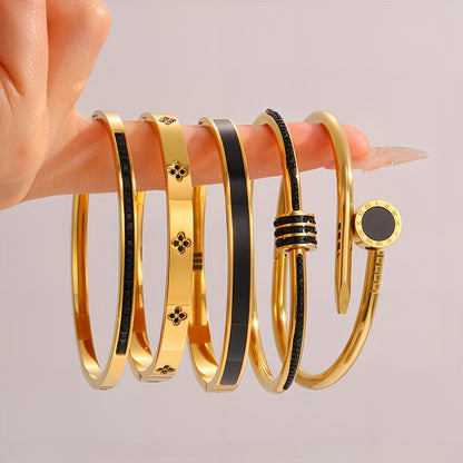 Stainless Steel Fashion Jewelry Waterproof Hypoallergenic Suitable for Men and Women Party Daily Wear Accessories