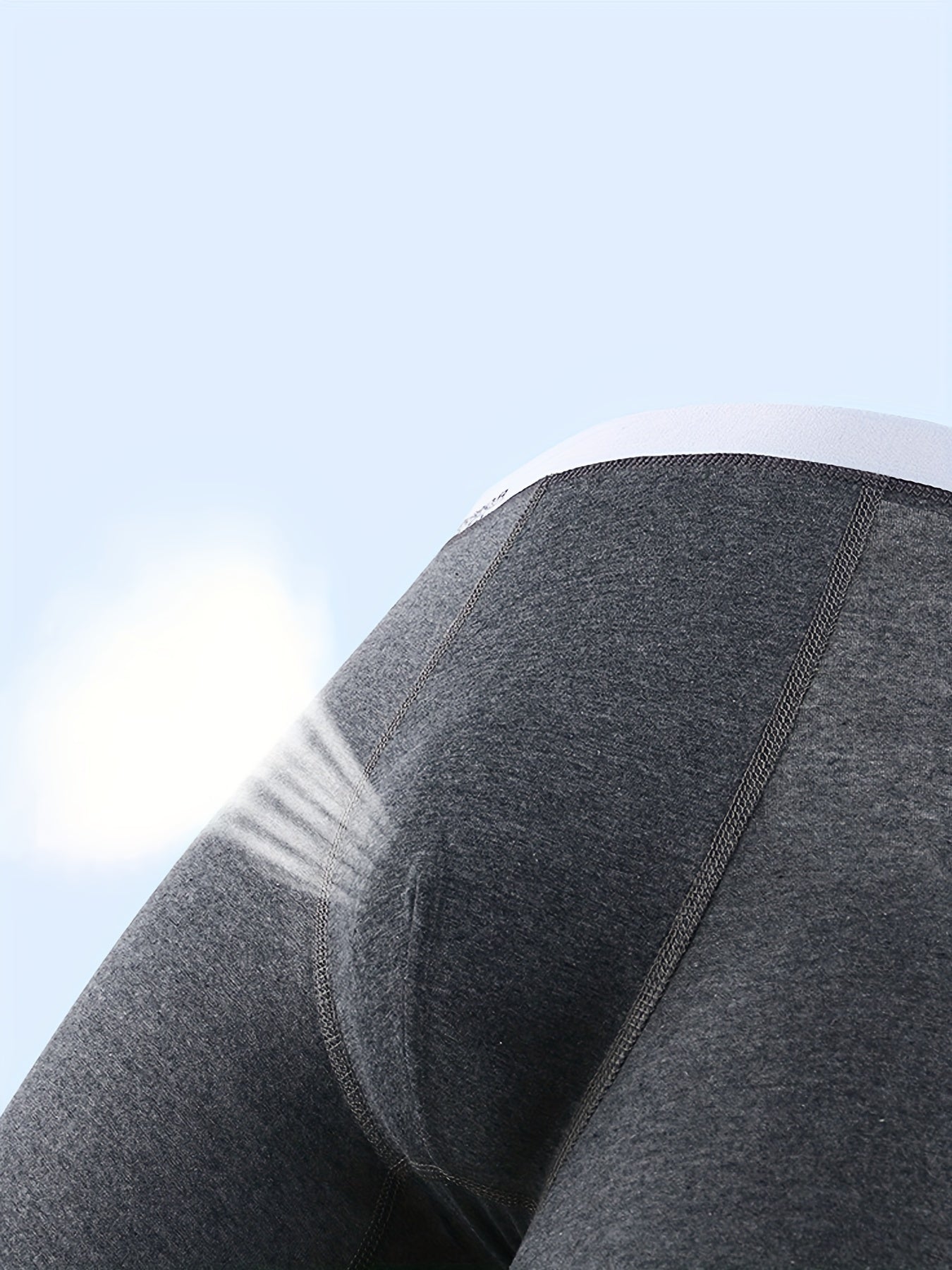 4 pairs of cotton lengthened Men's underwear anti-wear legs comfortable breathable not easy to strangle sports boxer boxer underwear, Boxers for Men Plus Size, Long Leg Underwear for Men, Boxer Shorts for Men, Athletic, Daily