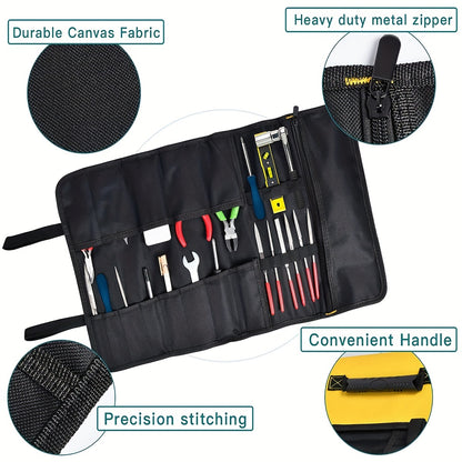 Nylon Carrying Bag Reel Type Tool Kit Electrician Tool Insert Bag Canvas Oxford Cloth Tool Kit Tool Bag Hardware Tool Kit
