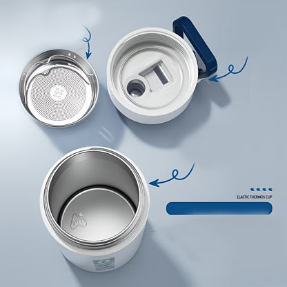 1000ml/600ml Stainless Steel Insulated Water Bottle, Wide Mouth for Hot & Cold Retention - Sports Gym Cycling Outdoor Hiking Travel Car Cup with Leakproof Vacuum Double-Layer Design (BPA Free)