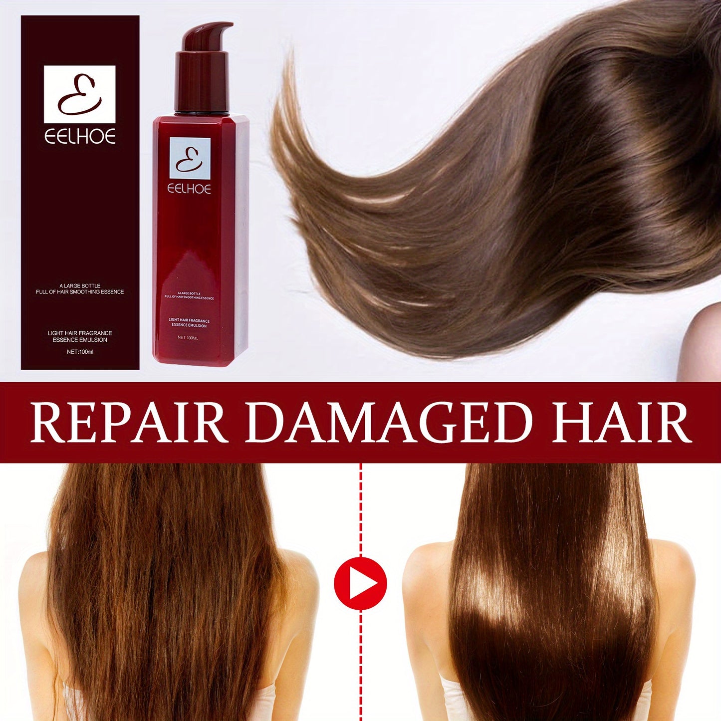 100ml Hair Smoothing Essence - Moisturize, Thicken Hair with this Hair Care Serum