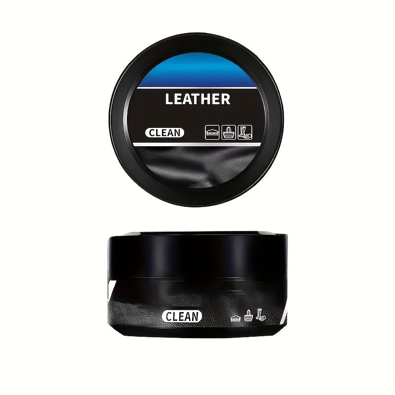 1 Universal Interior Repair Wax with Sponge Applicator, Suitable for Seat and Dashboard Renewal Frosting, All-Purpose Maintenance Cream for Various Surfaces