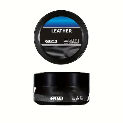 1 Universal Interior Repair Wax with Sponge Applicator, Suitable for Seat and Dashboard Renewal Frosting, All-Purpose Maintenance Cream for Various Surfaces