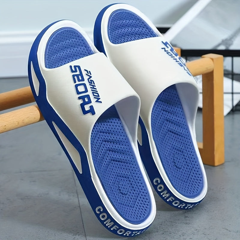 Men's & EVA Slippers - Open-Toe Non-Slip Slip- Indoor/Outdoor House, Lightweight & Arch Design, All-Season for Gym, Beach, - ///// - Casual & Training Footwear with Breathable EVA Material, Minimalist Style, and Versatile for