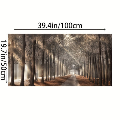 1pc Nature Sunshine Canvas Painting, Trees Poster, Landscape Forest Wall Art Pictures, Scandinavian Prints, For Home Decor, No Frame