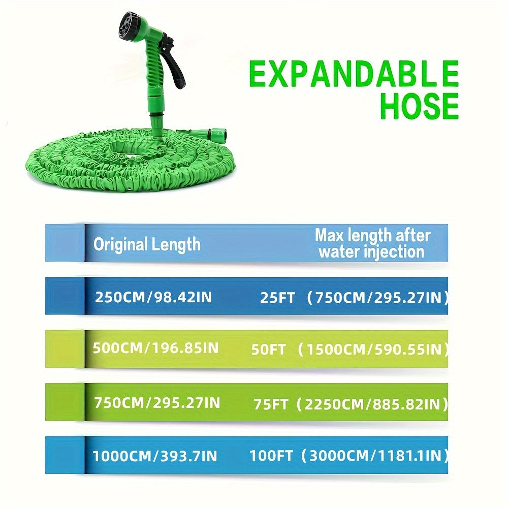 Mangueira de Jardim Extensível com Pulverizador de 7 Funções