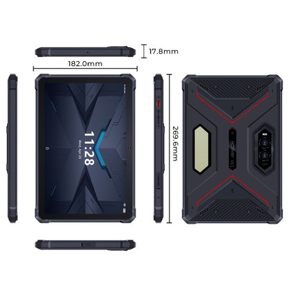 HOTWAV R9 Pro Rugged Tablet Android 14, 11 Inch HD+ Display 20080mAh Tablet, Octa-Core 20GB(14GB Expandable) RAM+256GB ROM+2TB Outdoor Tablet, 64MP+16MP Camera 4G Dual SIM/GPS, Rugged Tablet, Business Tablet, Premium Tablet,