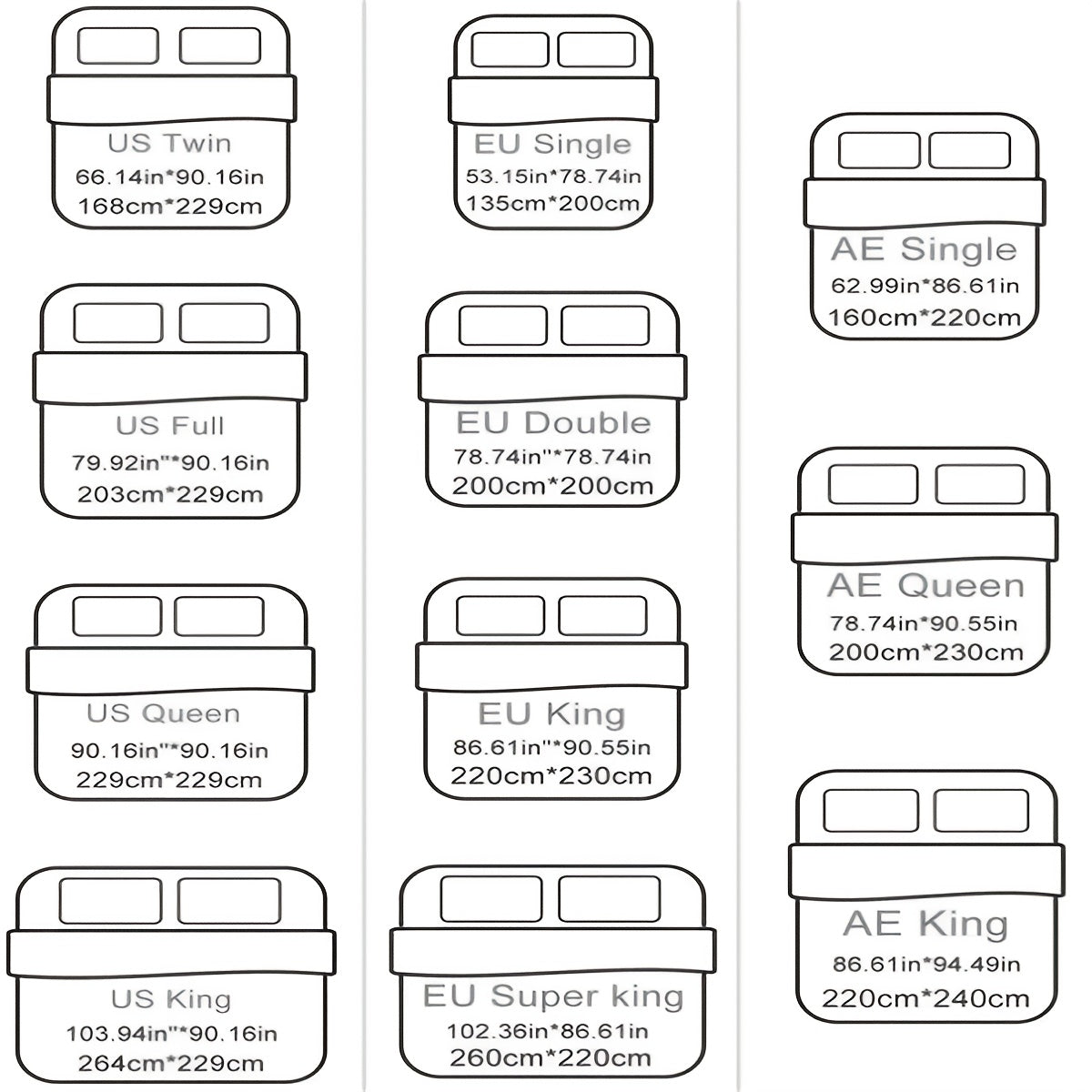 Conjunto de capa de edredão em poliéster com 3 peças, estampado às riscas, macio e confortável, para quarto ou quarto de hóspedes (1 capa de edredão + 2 fronhas, sem enchimento).