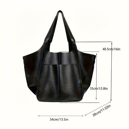 New Simple Women's       Large Capacity Tote for Shopping and Daily Commuting