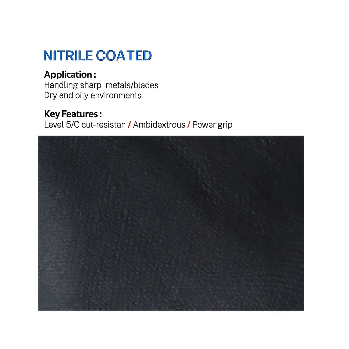 3 Pairs of Level 3 Cut-Resistant Work Gloves with Firm Non-Slip Grip, Durable & Breathable Nitrile Foam Coating, and Touchscreen Compatible 3D-Comfort Fit