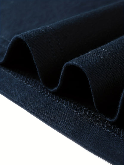 Kid's Solid Color T-shirt, Casual Short Sleeve Top, Boy's Tee For Summer