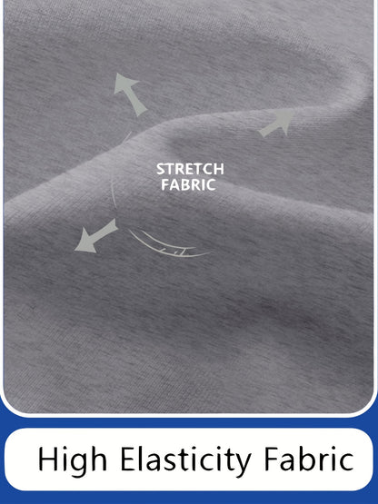 2pcs Women'S High-Waisted Wide-Leg Pants with Heart Letter Print - Casual Loose-Fit Joggers, Solid Color, All-Season Comfort, Pockets, Versatile for Casual Attire