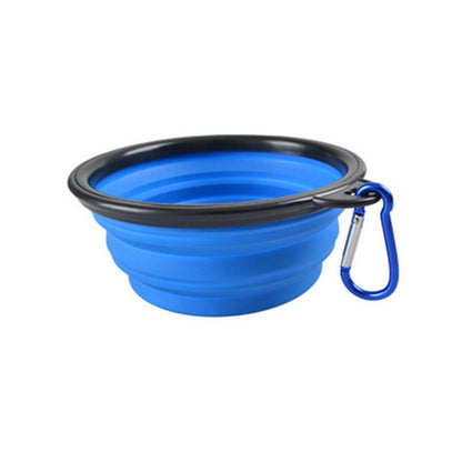 Portable Pet Food Bowl: Foldable & Durable TPR Bowl For Dogs & Cats