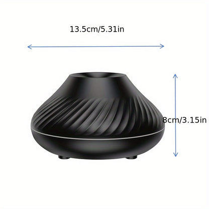 New Flame Light Aromatherapy Humidifier Ultrasonic Spray Fragrance Replenishment Expansion Fragrance Machine Essential Oil Humidifier Aromatherapy Machine Candle 7-color Atmosphere Light