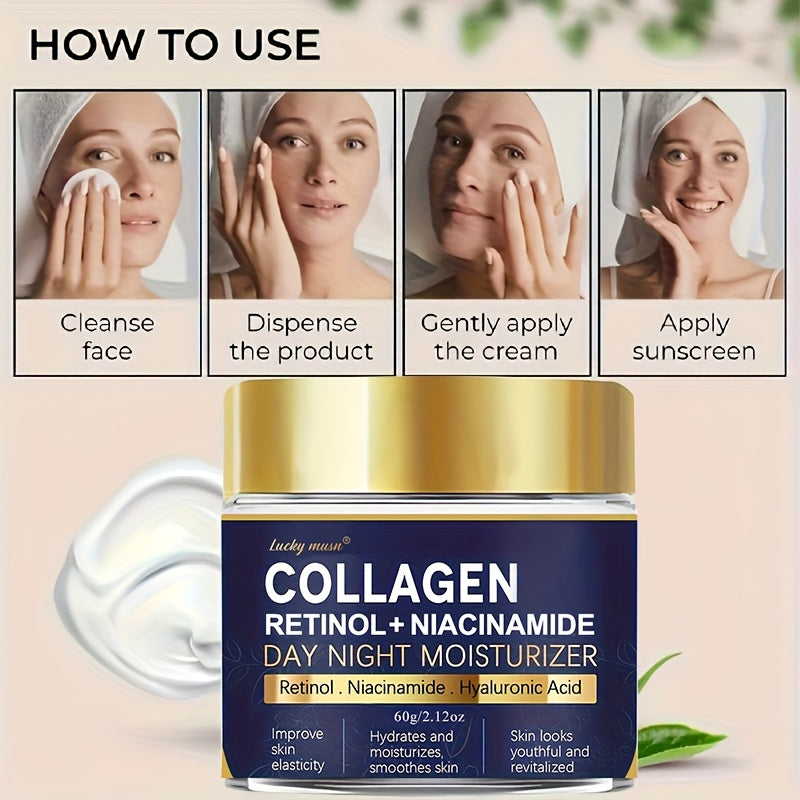 Lucky Musn Collagen Retinol Niacinamide Day and Night Moisturizer