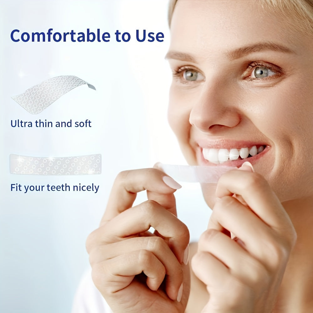 Teeth Whitening Strips - Comfortable Ultra-Thin Design, Easy Application