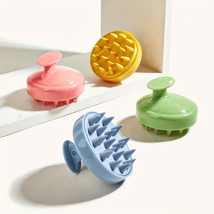 Soft Silicone Scalp Massage Brush For Wet And Dry Use - Shampoo Brush - Gentle Cleaning Hair And Scalp