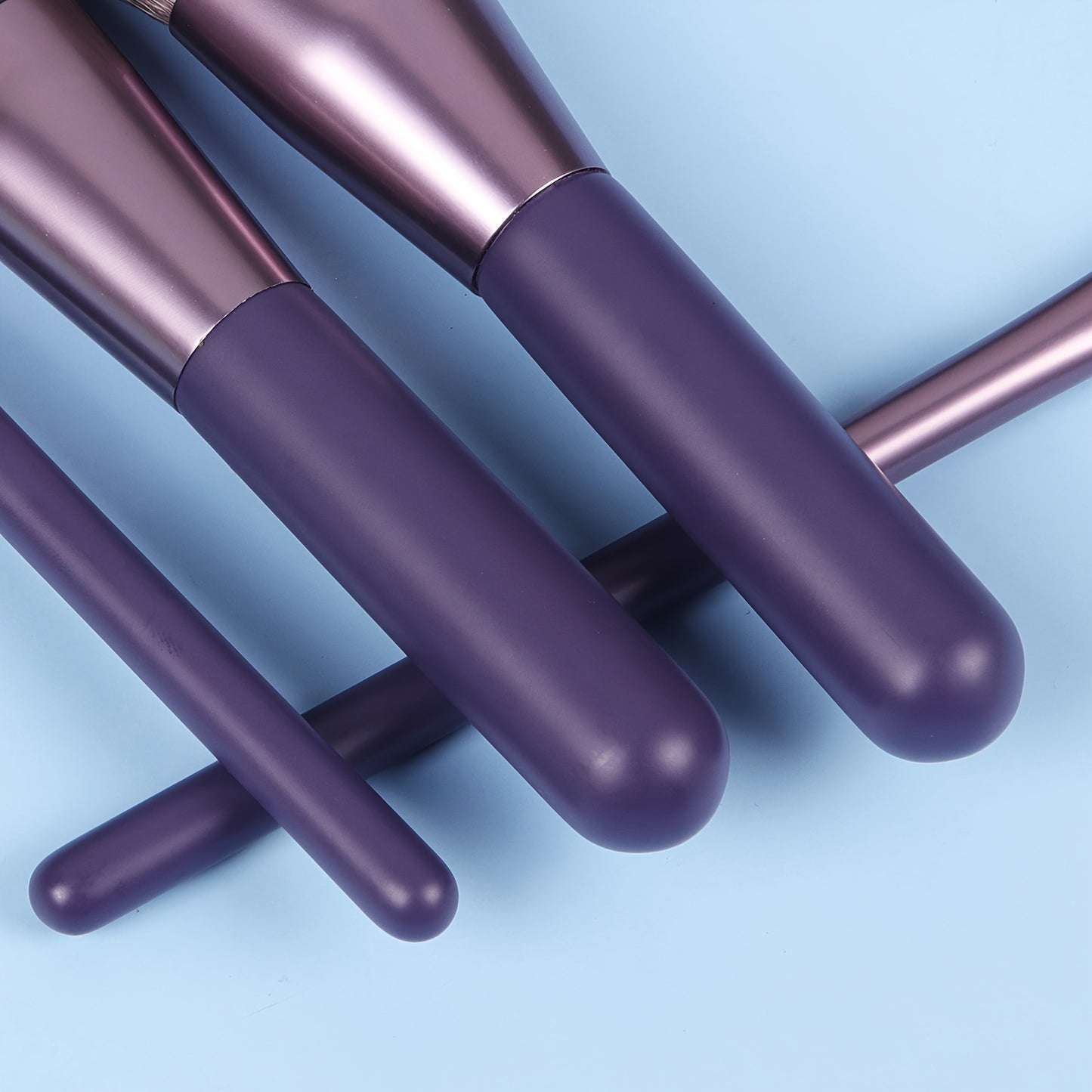 7pcs Professional Makeup Brush Set with Storage - Elegant Wooden Handle & Nylon Bristles, Multi-Functional for Foundation, Powder, Eyeshadow, Blending