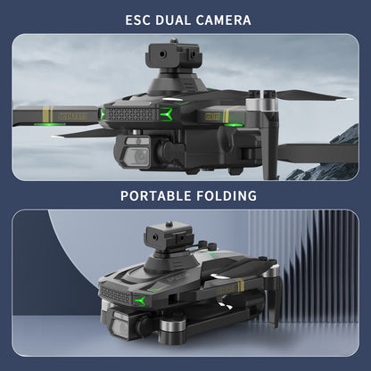 1pc Quadcopter Drone, GD95 Foldable Drone, Equipped with SD Dual Camera And Infrared Obstacle Avoidance Head, 2000mAh Capacity Battery, with Optical Flow Hovering Function, One-key Start, Suitable for Beginners