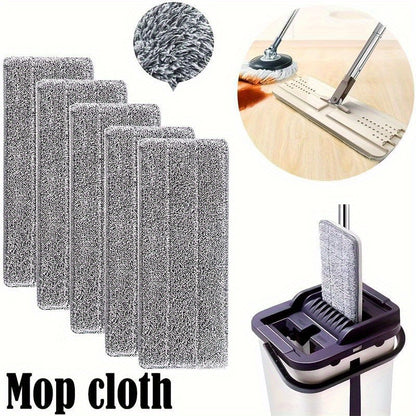 12pcs Heavy-Duty Mop Pads - Fast-Absorbing, Reusable Cleaning Pads for Hardwood, Tile, Linoleum Floors - Compatible with Flat Mops - Cost-Effective Cleaning Supplies (12pcs), Floor Maintenance, Highquality Microfiber, Busy Ho