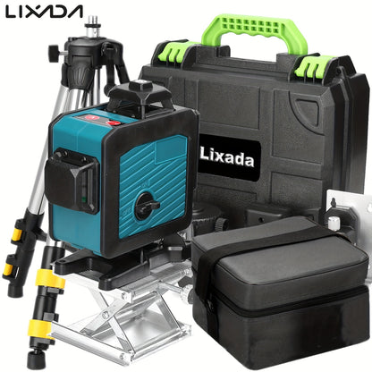 Lixada 4D 16 Lines Laser Level 3° Self-leveling Machine USB Rechargeable Lithium Battery Leveling Tool With Vertical Horizontal Tilt Lines
