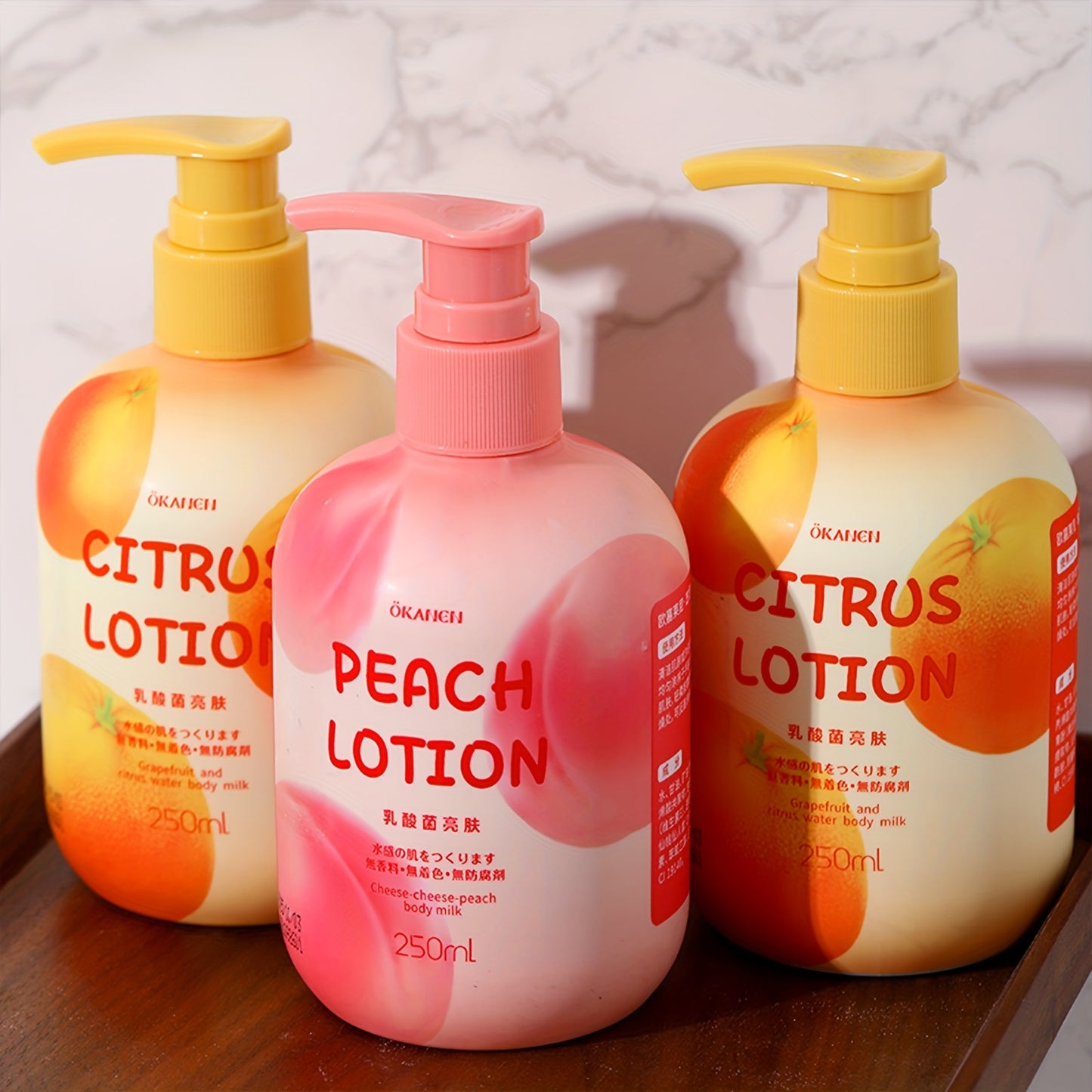 Peach | Citrus Body Lotion for Dry skin with Hyaluronic Acid | Nicotinamide | Vitamin C | Vitamin E