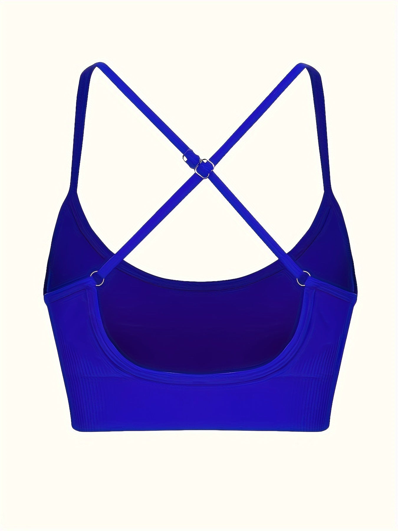 3 pcs Breathable Criss Cross Sports Bra for Women - Sleeveless Yoga Crop Top with Adjustable Straps - Perfect for Fitness and Activewear