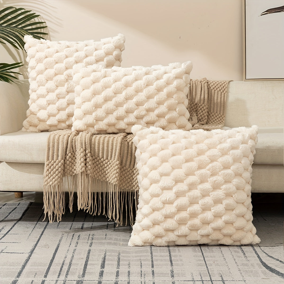1pc, Square Cushion Cover, Zipper Single-sided Printed Pillowcase, Home Decor, Room Decor, Living Decor, Bedroom Decor (pillow Core Is Not Included)