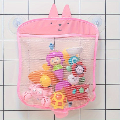 1pc Water Toy Storage Bag, Drain And Breathable Toy Drying Bag, Bathroom Storage Bag