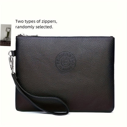 Soft Handbag For Men, Envelope Wrist Bag For Daily Commute