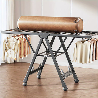 Joybos® Ultimate Space-Saving Foldable Drying Rack - 2-Level Laundry Drying Genius, Free-Standing With Height-Adjustable Wings, Effortless Storage Solution For Any Home, Drying Racks