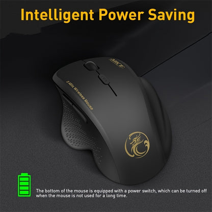 Wireless Mouse Ergonomic Computer Mouse PC Optical Mause with USB Receiver 6 buttons 2.4Ghz Wireless Mice 1600 DPI for Laptop, Office Mouse, Home Office Setup, Ergonomic Design, Compact Mouse, Responsive Buttons, Smooth Surfa
