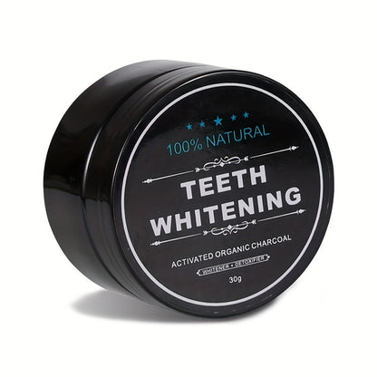 100% Natural Activated Organic Charcoal Teeth Whitening Powder - Deep Clean, Fresh Breath, Suitable for Daily Use