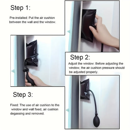 Kit completo de ferramentas para reparação automóvel: airbag insuflável, bomba de ar, ferramenta de desbloqueio de emergência e muito mais - prepare o seu carro para qualquer situação!