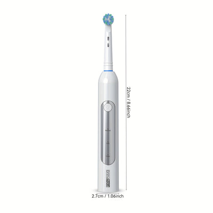 Orinatola Electric Toothbrush, Featuring 3 Rotating Cleaning Modes, 1 Travel Case, 2 Replacement Brush Heads, Induction Charging, Rating, Perfect As a Holiday Gift.