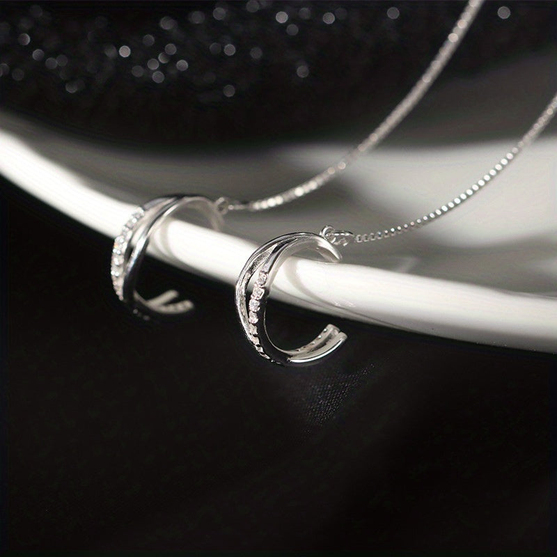 Brincos de pressão com zircónias brilhantes, estilo sexy, em cobre, joia requintada para presente feminino, perfeitos para uso diário e casual.