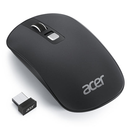 Rato sem fios ACER para computador, rato USB fino de 2,4 GHz com recetor USB, rato para portátil com 4 botões, portátil para portátil, desktop e PC, rato sem fios para portátil, rato ergonómico, rato sem fios USB para computador.