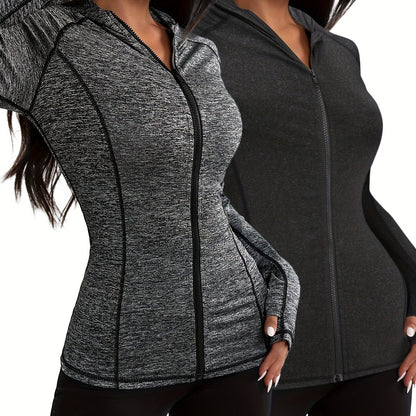 Conjunto de duas peças feminino casual desportivo