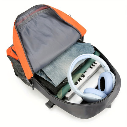 Multi functional outdoor moutaineering bag, lightweight travel hiking luggage storage backpack, can fix hiking poles, Mountain Climbing, Travel Luggage, Practical Storage, Versatile Pack, Durable Fabric, Backpack Accessory, L